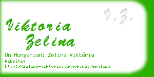 viktoria zelina business card